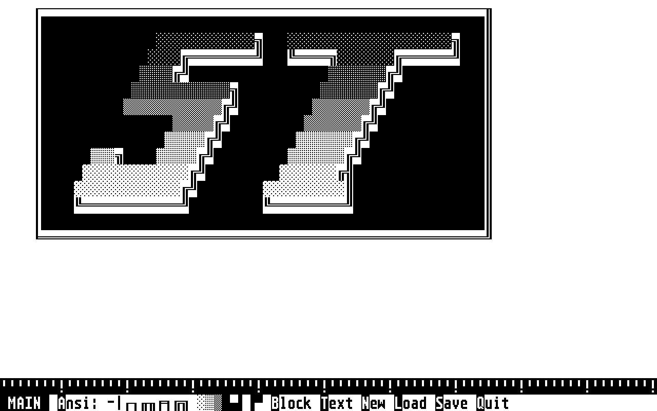 Ansidraw atari screenshot